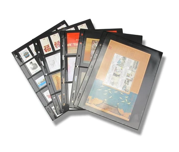 10 шт./лот линии марок сетка прозрачная ПВХ страница альбома для марок вкладыши для внутренних частей держателей марок, не включая обложку PCCB