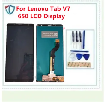 100% Оригинальный ЖК-дисплей, сенсорная панель, Дигитайзер в сборе, стеклянный датчик для Lenovo Tab V7 6505, замена мобильного Pantalla