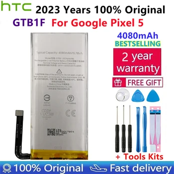 100% Оригинальный Новый Высококачественный GTB1F 4080 мАч Сменный Аккумулятор Для Телефона Google Pixel 5 GD1YQ GTT9Q Batteries Bateria + Инструменты