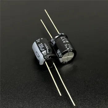10шт/100шт алюминиевый электролитический конденсатор серии NICHICON VR 330 мкФ 35 В 10x12,5 мм 35v330 мкФ