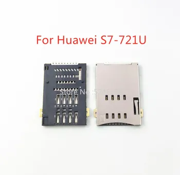 2-10 шт. Для Huawei S7 S7-721U 932U 601U 611/10 Link S10-201U S10-201WA Лоток для чтения sim-карт Слот для Держателя карты памяти Micro SD