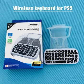 2021 Новинка для контроллера PS5 Bluetooth-совместимая беспроводная клавиатура с зажимом Внешняя клавиатура с ручкой Игровые аксессуары