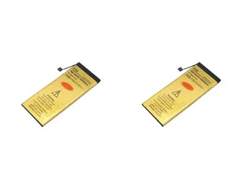 2x 3,8 В 2850 мАч 0 циклов Высококачественная сменная Золотая батарея для iPhone 8 8G I8G Внутренняя сменная батарея