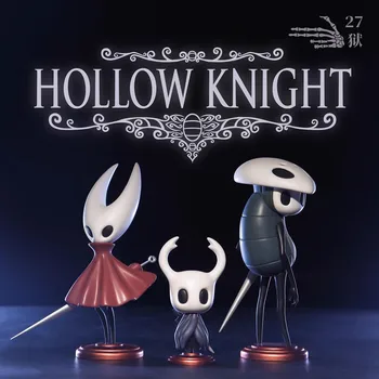 3 шт./компл. Игрушки Hollow Knight Аниме Фигурка Hollow Knight ПВХ Фигурка Коллекционная модель Куклы с розничной коробкой Вентиляторы Подарок