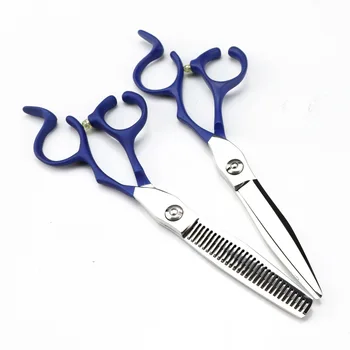 6-дюймовая зубчатая ручка профессиональные парикмахерские ножницы для стрижки волос салонные парикмахерские ножницы Япония сталь vg10