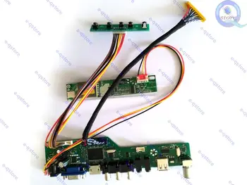 e-qstore:Утилизация И Повторное Использование Панели Ноутбука LQ150X1LHC3 B-ЖК-Контроллер Lvds, Драйвер Инверторной платы, Комплект Мониторов, совместимый с HDMI, VGA, AV