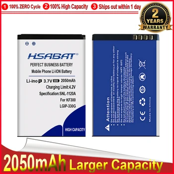 HSABAT Новый Аккумулятор емкостью 2050 мАч для LG LGIP-330G GM210 KF240 KF245 KF300 KF305 KF330 KM380 бесплатная доставка