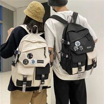 JBTP Студентки старших классов средней школы, школьный рюкзак для младших школьников, Новая мужская сумка через плечо, дорожный компьютерный рюкзак