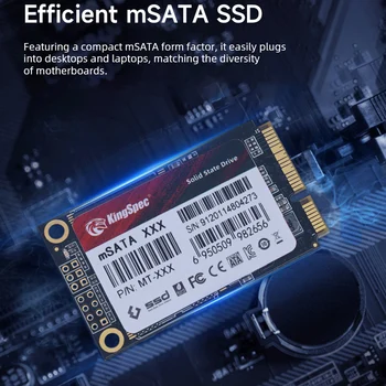 KingSpec mSATA SSD 1 ТБ 2 ТБ 512 ГБ Твердотельный Диск SATA III 64 гб 128 гб 256 гб Ssd Жесткий Диск для Ноутбука Notebook Mini SSD Drive