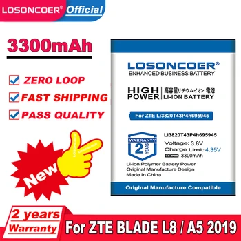 LOSONCOER 3300 мАч Li3820t43P4h695945 Аккумулятор Для ZTE BLADE L8/A5 2019