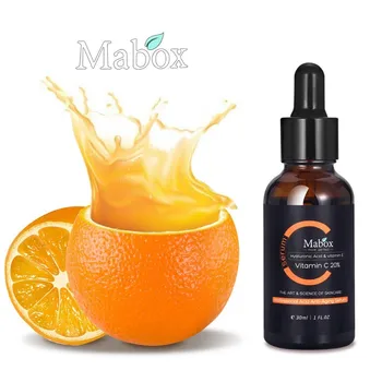 Mabox 100% Натуральный Витамин С, чистый Увлажняющий Питающий кожу, Антивозрастная Сыворотка для ухода за кожей против морщин
