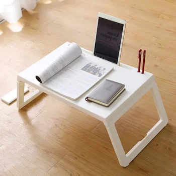NEW2023 Креативный и лаконичный Стол для ноутбука, Удобная складная кровать, стол для ленивых Отаку, Рабочий стол для учебы, Компьютерные столы, Маленький столик