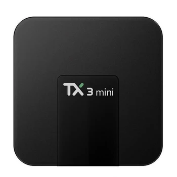 TX3 Mini Для Android 7,1 TV Box Smart TV H2.65 IPTV 4K телеприставка TVBOX IPTV Медиаплеер 3228A 2G 16G Tanix Box