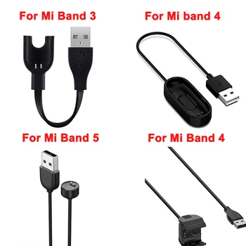 USB-Зарядные Устройства для Xiaomi Mi Band 3 4 2 для Mi Band 4 Сменный Провод Зарядного адаптера для Xiaomi MiBand 3 Smart Band