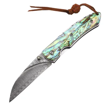 VG10 Кованая Дамасская сталь Для выживания в дикой природе Скалолазания Рыбалки Карманный EDC Инструментальный нож