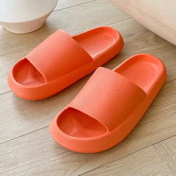 YOROUUP/ Летние женские тапочки на толстой подошве, женские сандалии на мягкой подошве, домашние мужские сандалии, нескользящие сандалии для ванной, мужская обувь