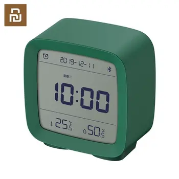 Youpin Cleargrass Bluetooth Будильник Интеллектуальное управление температурой и влажностью, ЖК-дисплей, ночник, бытовой термометр