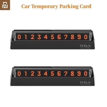 Youpin TITA X Автомобильная Карта Временной Парковки Знак Остановки Номер Телефона Номерной Знак Карты Номер Телефона Парковка Автомобильные Аксессуары