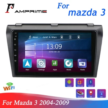 Автомобильный Мультимедийный плеер AMPrime Android 8.1 Автомагнитола для Mazda 3 2004-2009 Автомобильный GPS Стерео 1G 32G WIFI Четырехъядерный Автомобильный Сенсорный Экран