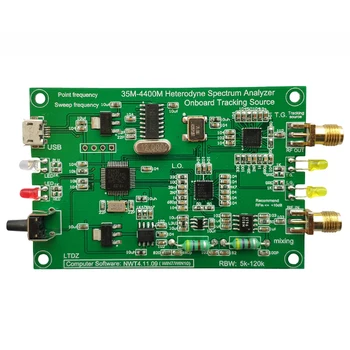 Анализатор спектра USB LTDZ 35-4400 М Источник Сигнала с Модулем Отслеживания Источника Инструмент Анализа ВЧ-Частотной Области DIY Tools
