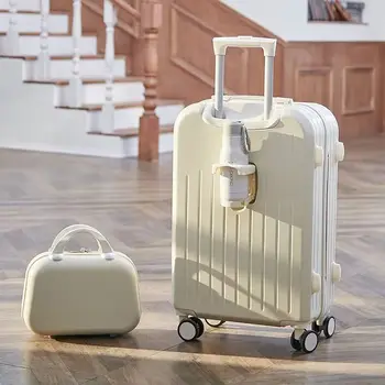 Багаж Многофункциональный Высококачественный Багаж, модный набор чемоданов с вращающимися колесами, надежный и долговечный пароль