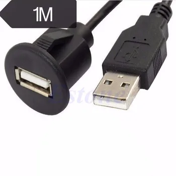 В автомобиле USB 2.0 Разъем для скрытого монтажа, Удлинительный кабель/адаптер для подключения/ввода Прямая поставка