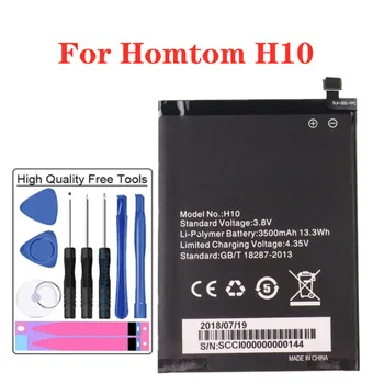 Высококачественный новый аккумулятор для мобильного телефона Homtom H10 3500mAh Batteria + Tools