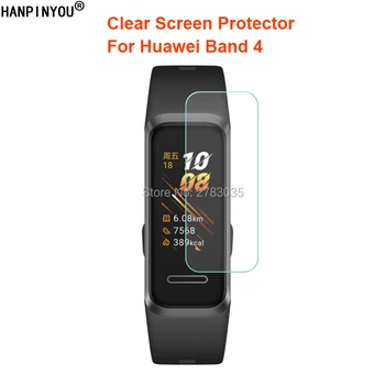 Для Huawei Band 4 Band4 браслет Смарт-браслет Прозрачная глянцевая защитная пленка для экрана Guard (не закаленное стекло)