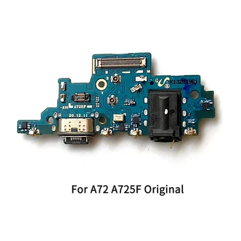 Для Samsung Galaxy A72 A725F A726B USB-плата для зарядки док-порт Гибкий кабель Запасные части