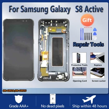 Для Samsung Galaxy S8 Активный ЖК-дисплей G892A G892u Замена Дигитайзера Сенсорного экрана В Сборе Super AMOLED Для samsung G892