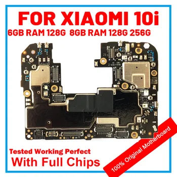Для XiaoMi 10i Mi 10 i Материнская плата 100% Чистая Замененная оригинальная материнская плата Android OS ROM 128 /256G с полными чипами