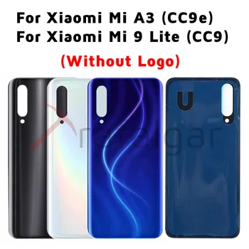 Для Xiaomi Mi A3 Mi 9 Lite Задняя Крышка Батарейного Отсека Стеклянная Панель Задняя Крышка корпуса Замена Корпуса + Клейкая Лента M1904F3BG M1906F9SH