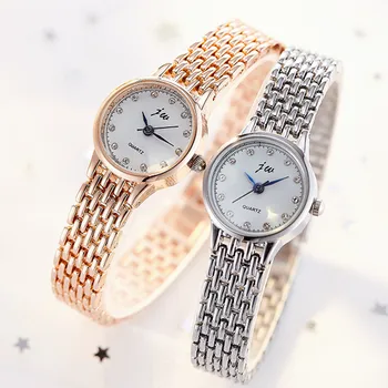 Женские часы-браслет Mujer Golden Relojes с маленьким циферблатом, кварцевые часы для отдыха, популярные наручные часы, женские элегантные часы для женщин