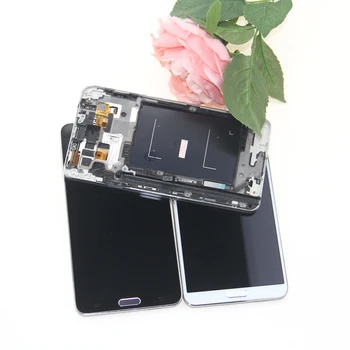 ЖК-дисплеи Note 3 для Samsung Galaxy Note 3 N9005 N900A с рамкой ЖК-дисплея и сенсорным экраном