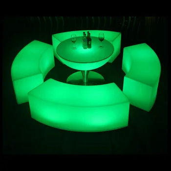 Индивидуальные светодиодные барные стулья, светящиеся стол и стул, журнальный столик для бара на открытом воздухе, табурет для отдыха, Разбросанный стол KTV, Креативная мебель