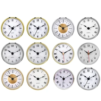 Классические часы Craft Вставка Часовой механизм кварцевый Диаметр 80 мм Количество для домашних поделок Многофункциональная установочная часть