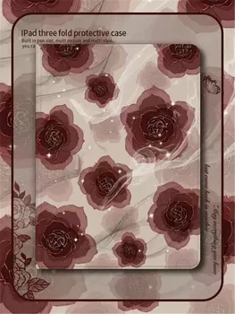 Креативный флэш-цветок для iPad Case Mini6 Pro 11 чехол 10-го поколения 10.9 2018 9.7 5/ 6-й Air 2/3/4 10,5 10,2 PU силиконовый чехол