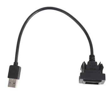 Крепление панели с портом для заподлицо на приборной панели USB для Toyota Current Outlet, USB-разъем 2.0, удлинительный кабель для панели, адаптер