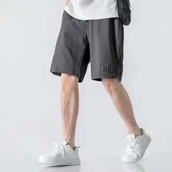 Летние мужские спортивные шорты, повседневная верхняя одежда с короткими штанами, свободная модная уличная одежда для пеших прогулок, велоспорта, рыбалки, пляжной спортивной одежды