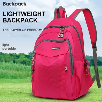 Модный женский рюкзак, складная школьная сумка для девочек, многослойные дизайнерские дорожные рюкзаки, водонепроницаемые сумки для хранения большой емкости