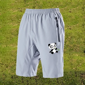 Мужские шорты для фитнеса, летние Новые футболки с изображением панды и кошки, удобные толстовки для фитнеса, бодибилдинга, Баскетбольные тренировочные шорты