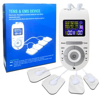 Низкочастотный массажер для тела на аппарате TENS, электростимуляция мышц, обезболивающий физиотерапевтический электрод, массажер-накладка