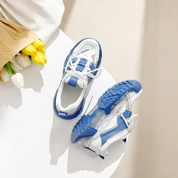 Новые кроссовки Heighten, женские дышащие кроссовки для бега на шнуровке, женская спортивная обувь для отдыха на толстой подошве для женщин