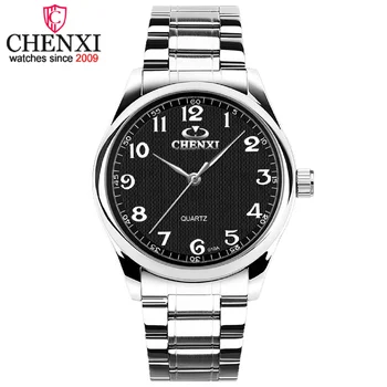Новые мужские часы CHENXI, лидирующий бренд, роскошные мужские кварцевые спортивные часы, деловые водонепроницаемые повседневные наручные часы из нержавеющей стали