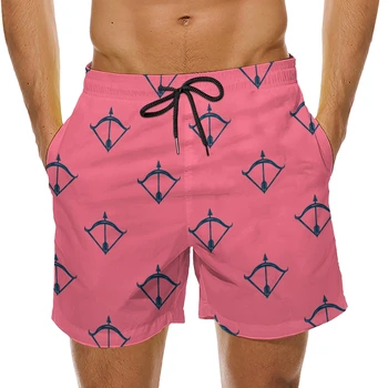 Новый классический трендовый дизайн Cupid, Гавайские мужские пляжные шорты, Удобные Свободные повседневные мужские пляжные шорты серии Wind