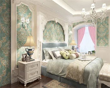 Обои Papel de parede на заказ в европейском стиле, свежие и элегантные обои с рисунком, высококачественная настенная роспись на фоне спальни