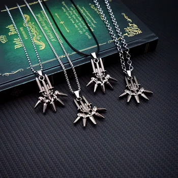 Ожерелье NieR Automata для женщин и мужчин, металлические ожерелья, игровые ювелирные изделия, цепочки с подвесками, колье-ошейники, шарм