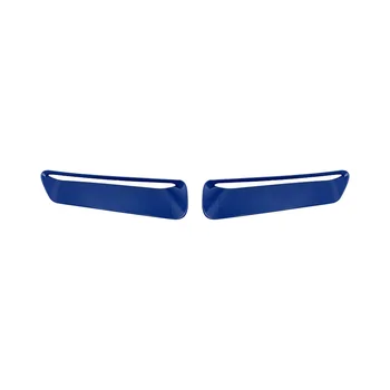 Отделка вытяжки кондиционера на выходе Внешние аксессуары для Dodge Challenger 2015-2022 ABS, 2 шт. Синий