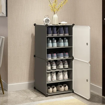 Пластиковый шкаф для обуви Настенный Раздвижной Органайзер Мобильный Шкаф для одежды в гостиной Настенный Дверной Стеллаж Для мебели Estanteria Экономия пространства