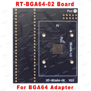 Плата RT-BGA64-02 V2.0 для адаптера BGA64 Используется только на программаторе RT809H